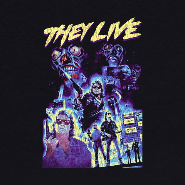 Vintage Bootleg They Live by Suka Gitarsar